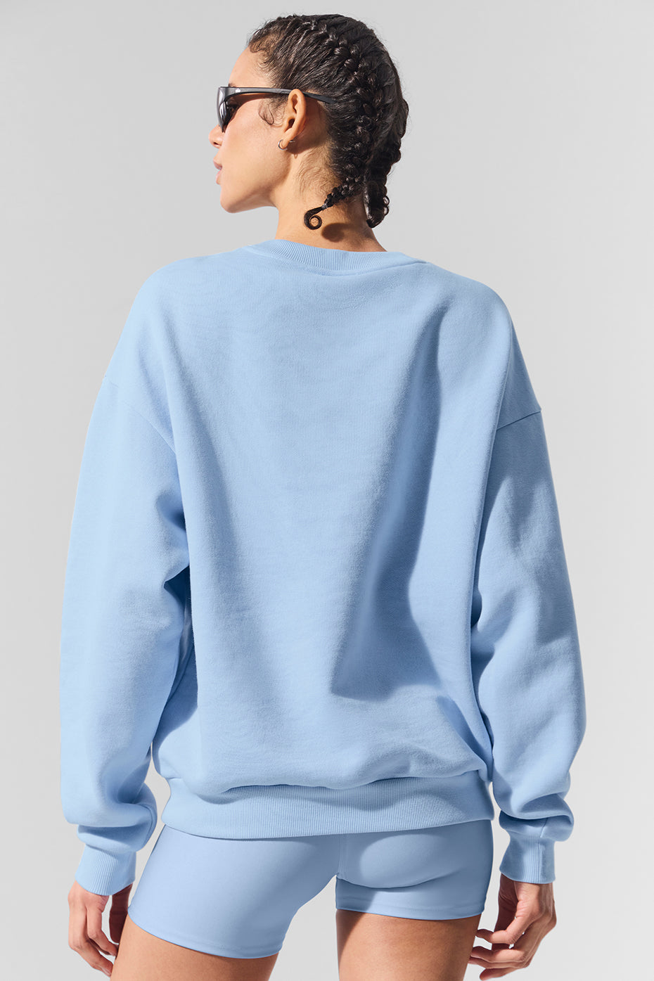 Accolade Crew Neck Pullover - Seashell Blue