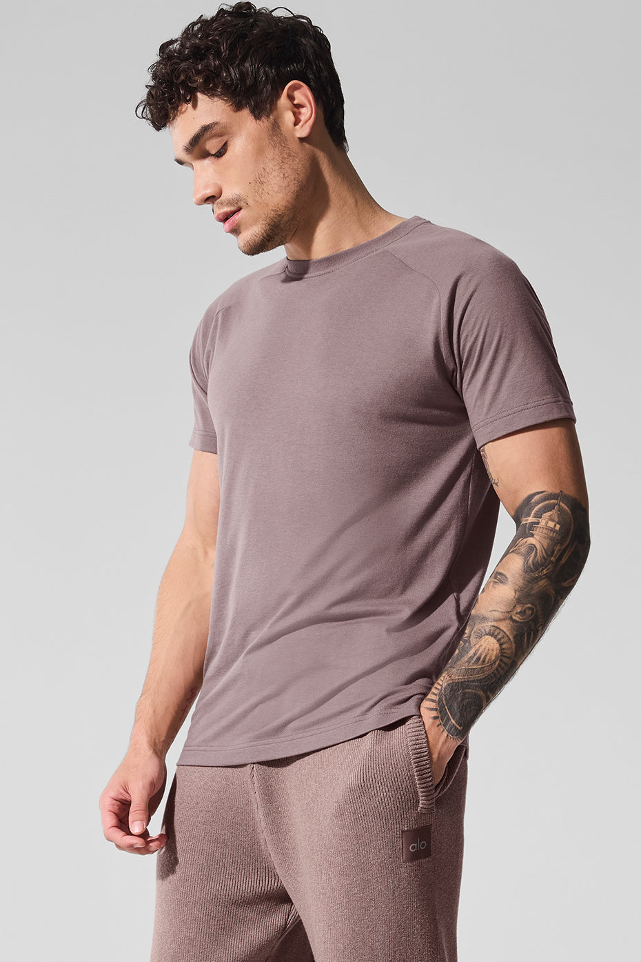 Triumph Raglan Tee - Mushroom