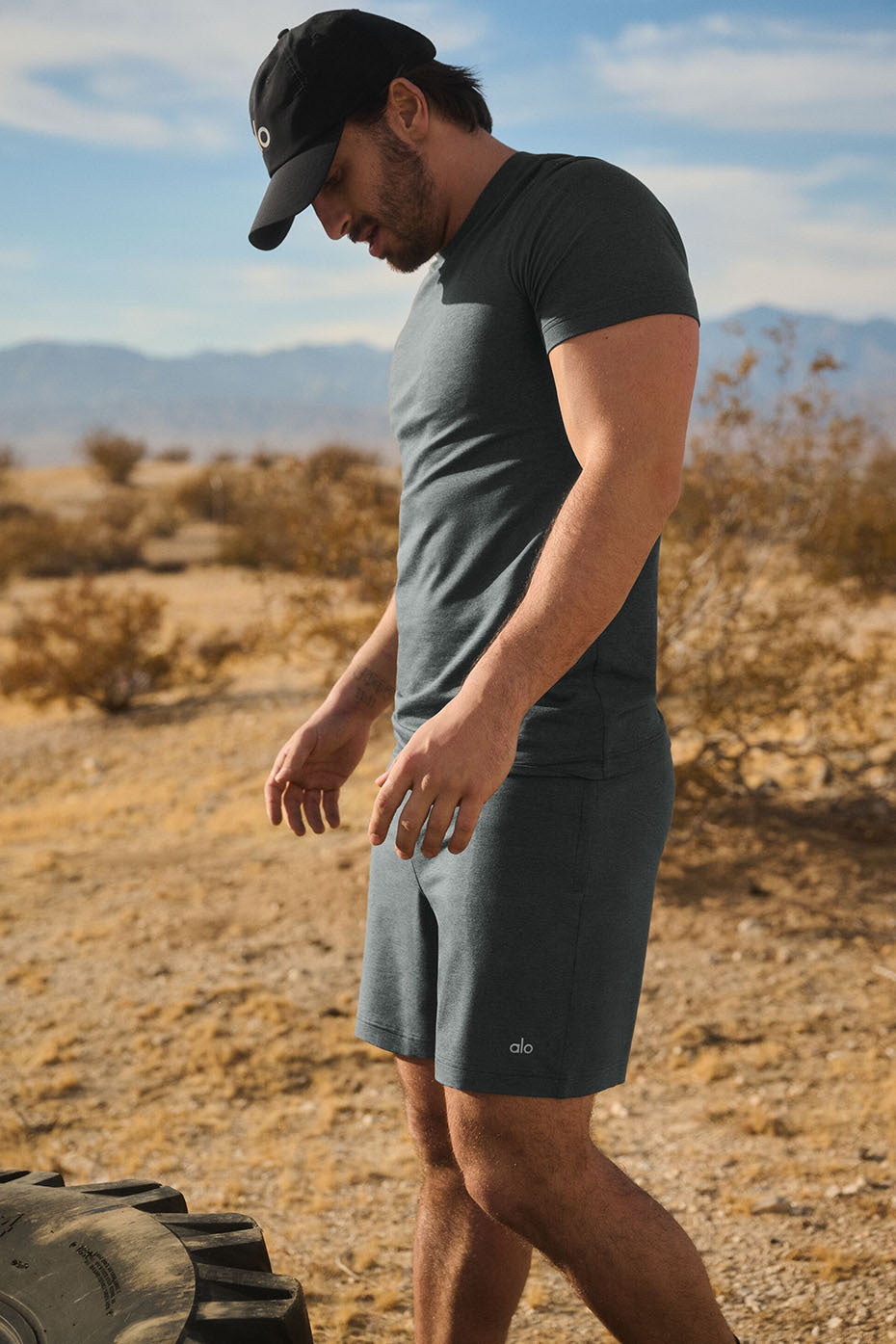 Triumph Tee - Charcoal Green
