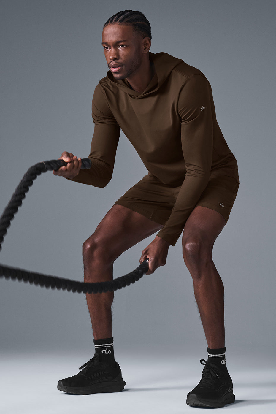 Conquer Reform Long Sleeve With Hood - Espresso
