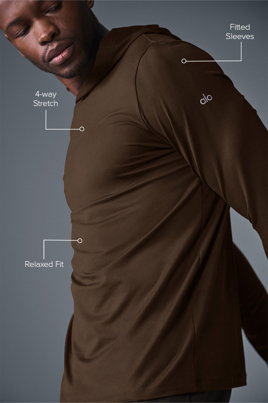 Conquer Reform Long Sleeve With Hood - Espresso