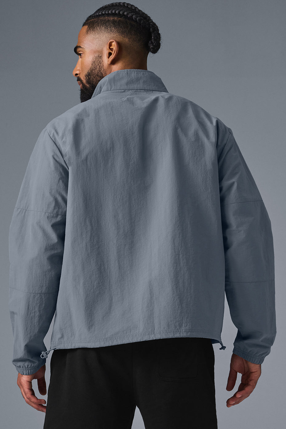 Light Weight Takeaway Track Pullover - Steel Grey