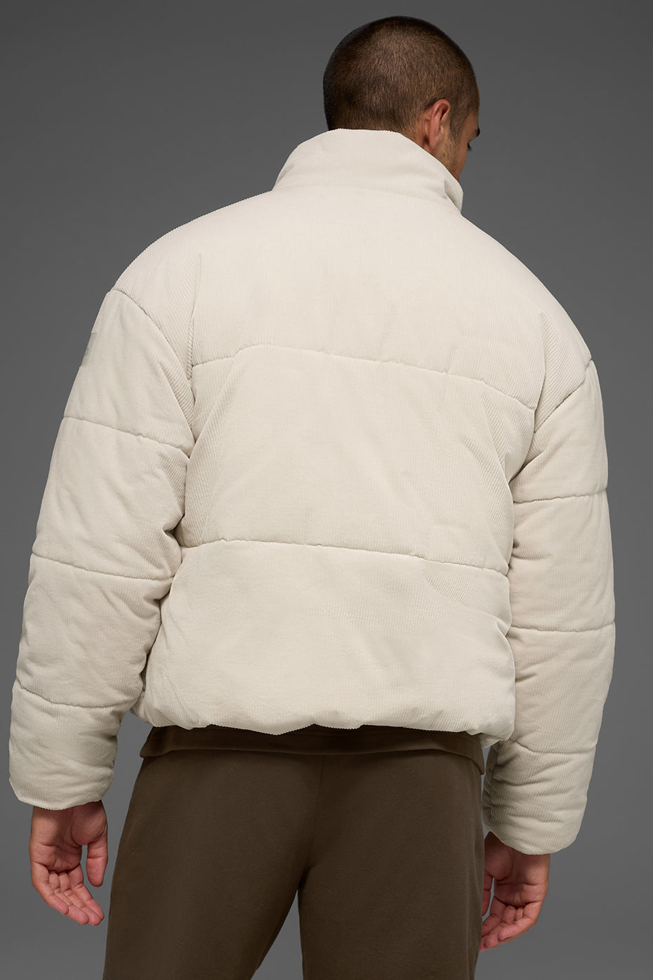 Corduroy Stage Puffer - Bone