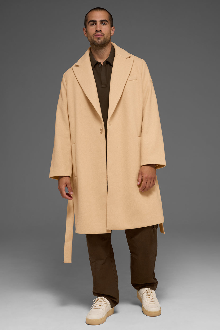 Wool Gameday Overcoat - Camel