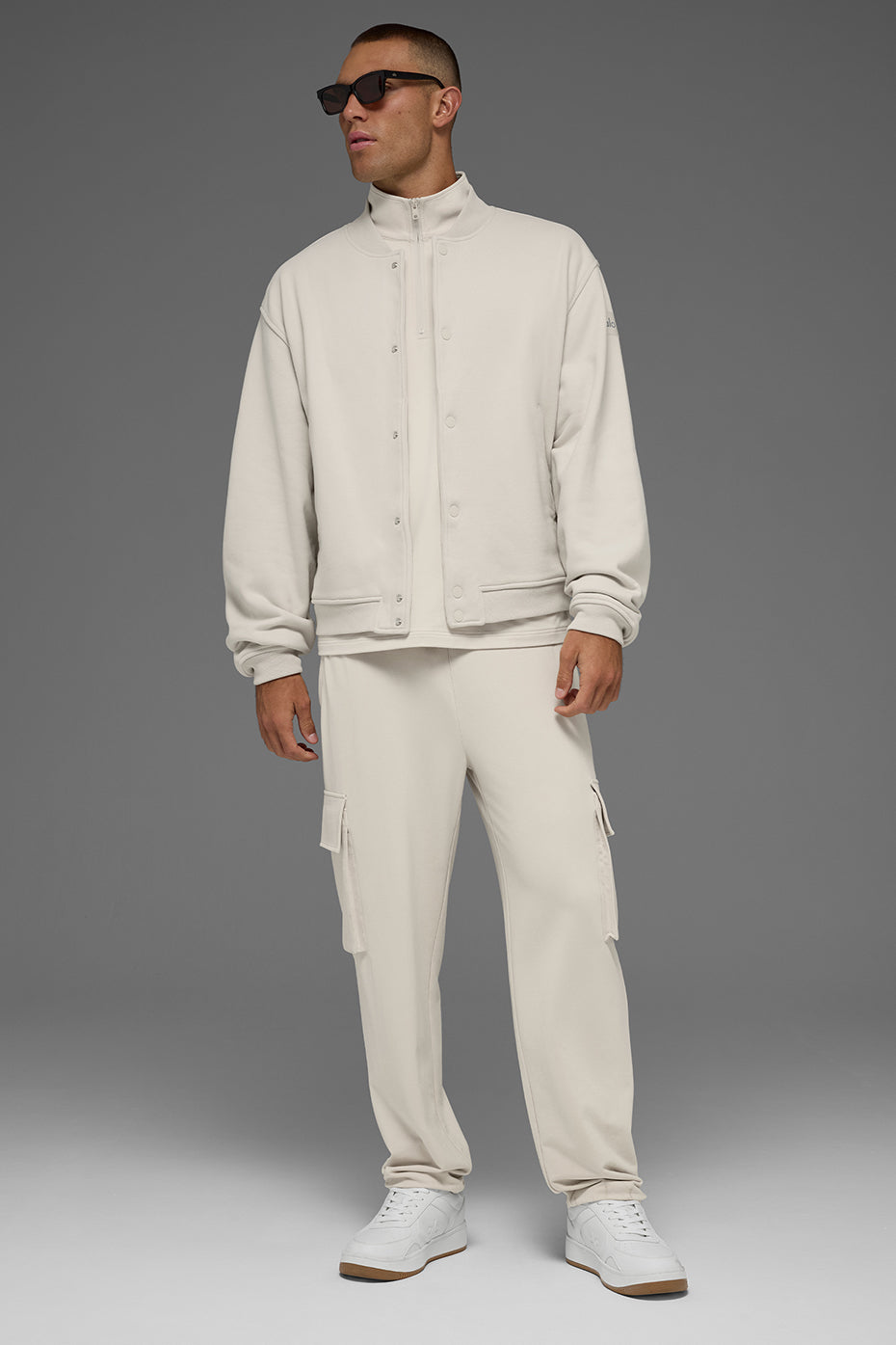 Renown Varsity Jacket - Bone