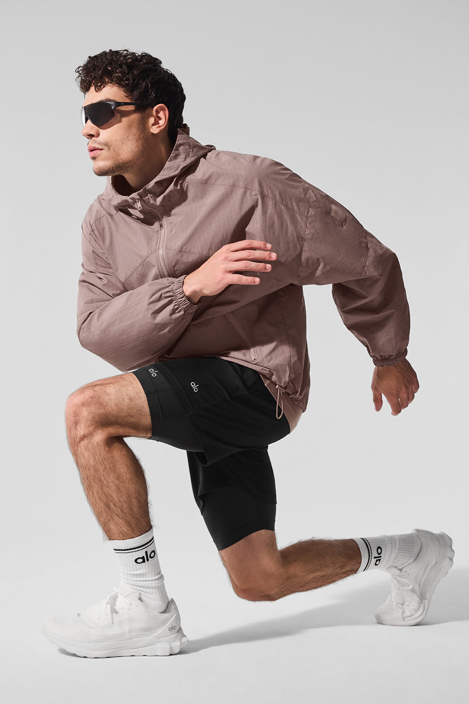 Vantage Nylon Ripstop Track Jacket - Mushroom