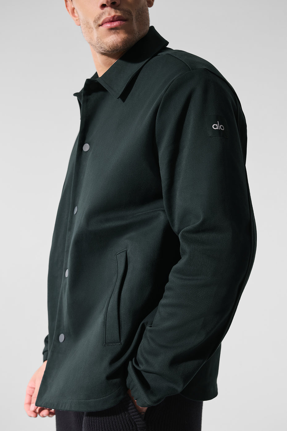 Edition Sueded Jacket - Charcoal Green