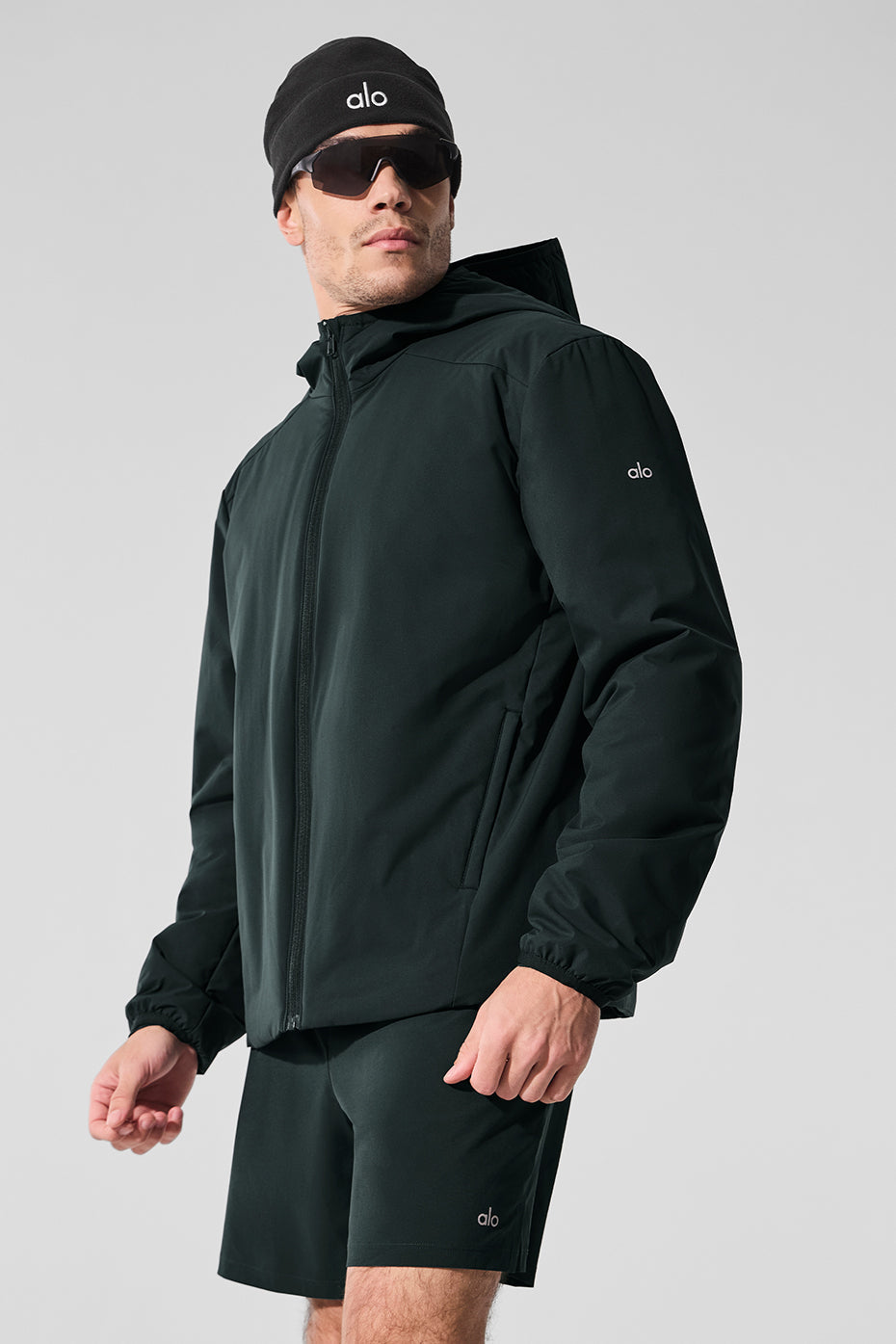 Elemental Full-Zip Jacket - Charcoal Green