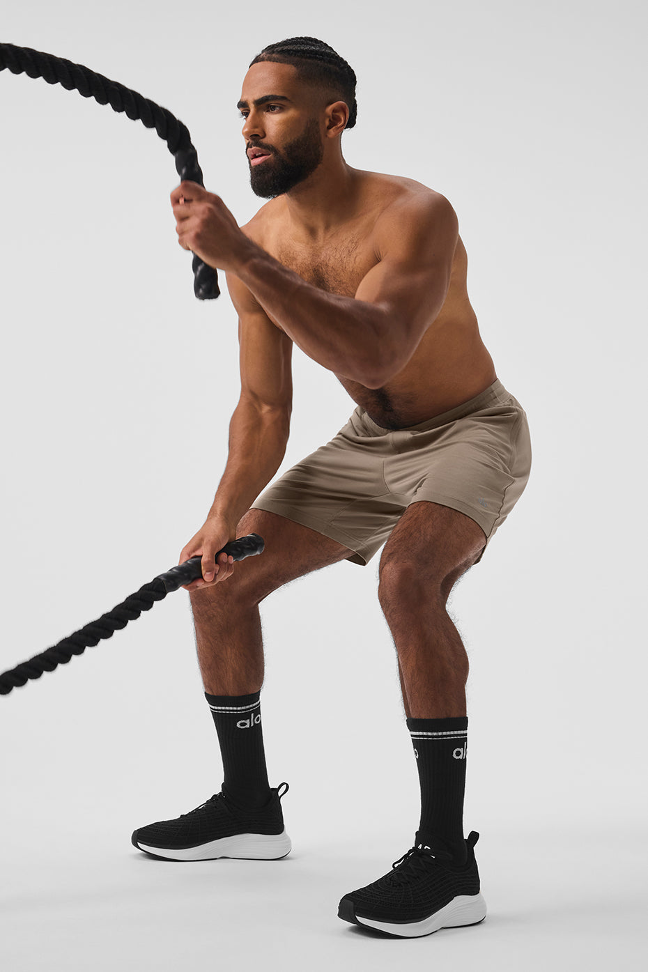 7" Conquer React Performance Short - Gravel