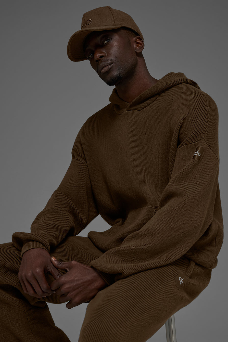 Scholar Hooded Sweater - Espresso