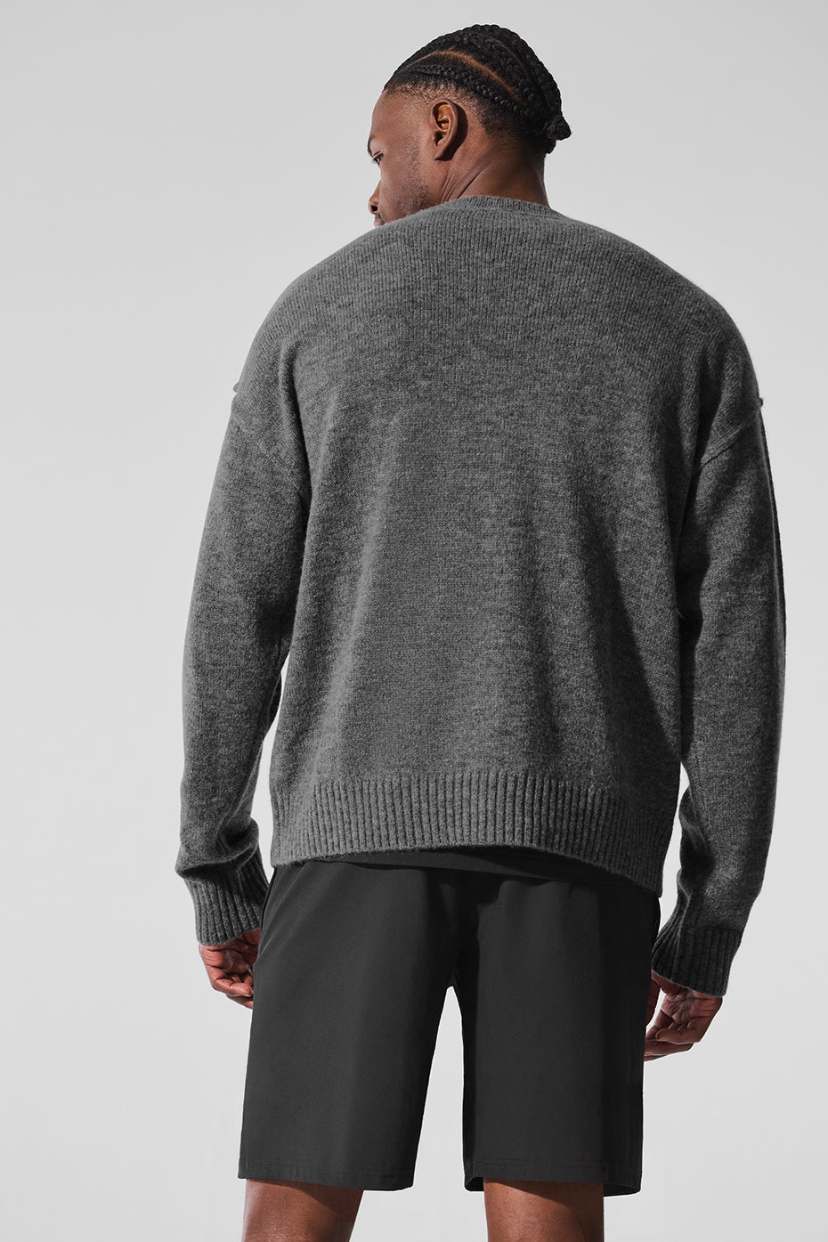 New Class Cashmere Crewneck Sweater - Platinum Grey
