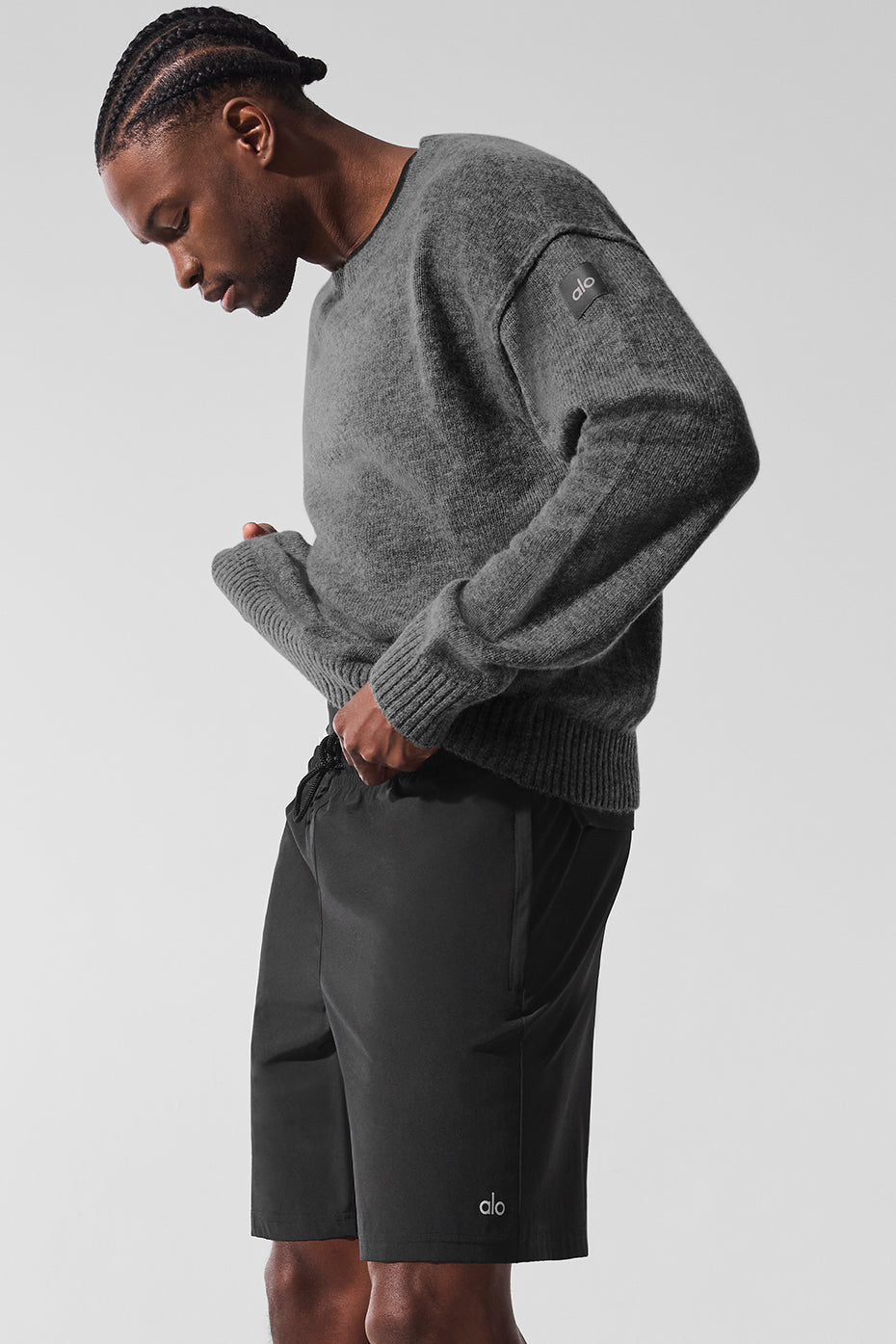 New Class Cashmere Crewneck Sweater - Platinum Grey