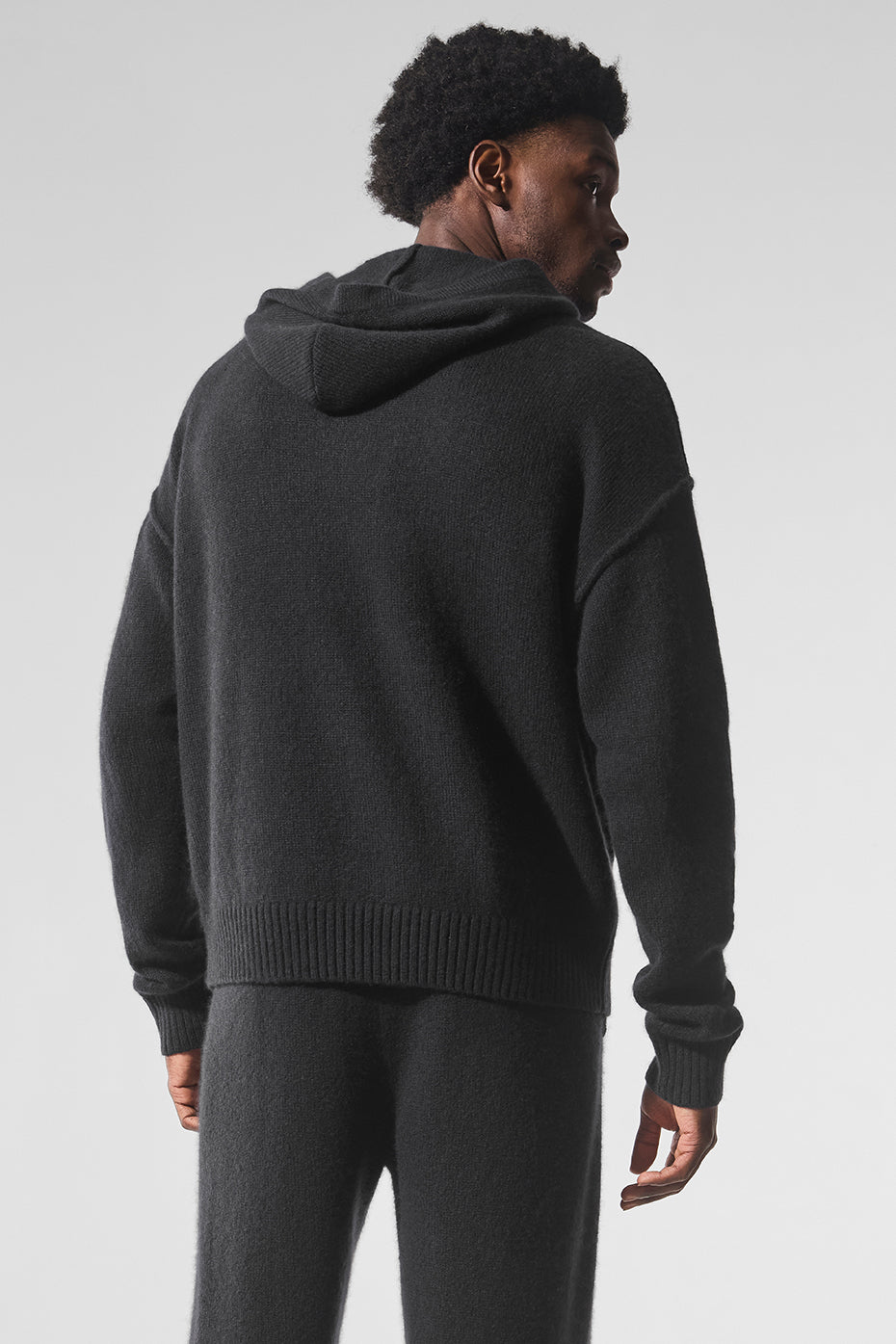 New Class Cashmere Hoodie - Black