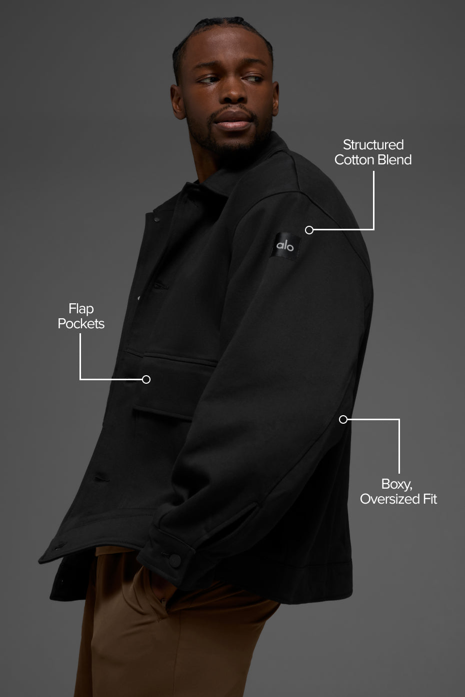 Unisex One Up Jacket - Black