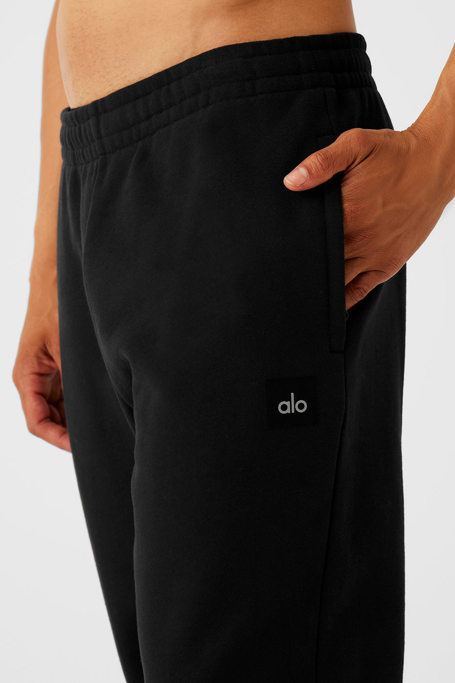 Cuffed Renown Heavy Weight Sweatpant - Black