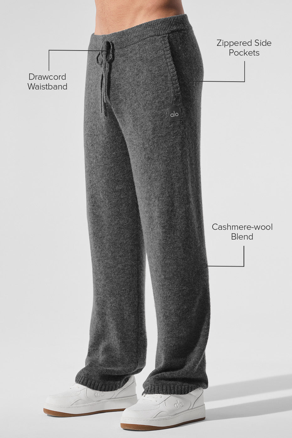 New Class Cashmere Sweatpant - Platinum Grey