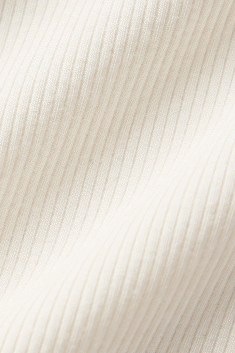 Ribbed Mesmerize Short Sleeve - Ivory