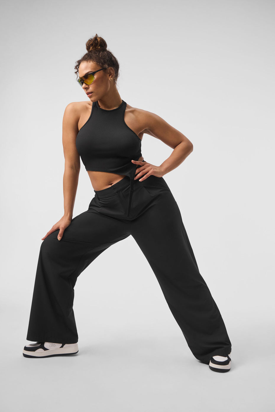 Alosoft Ribbed Revelation Tank - Black
