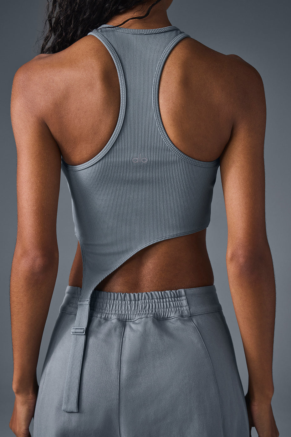 Alosoft Ribbed Revelation Tank - Steel Grey