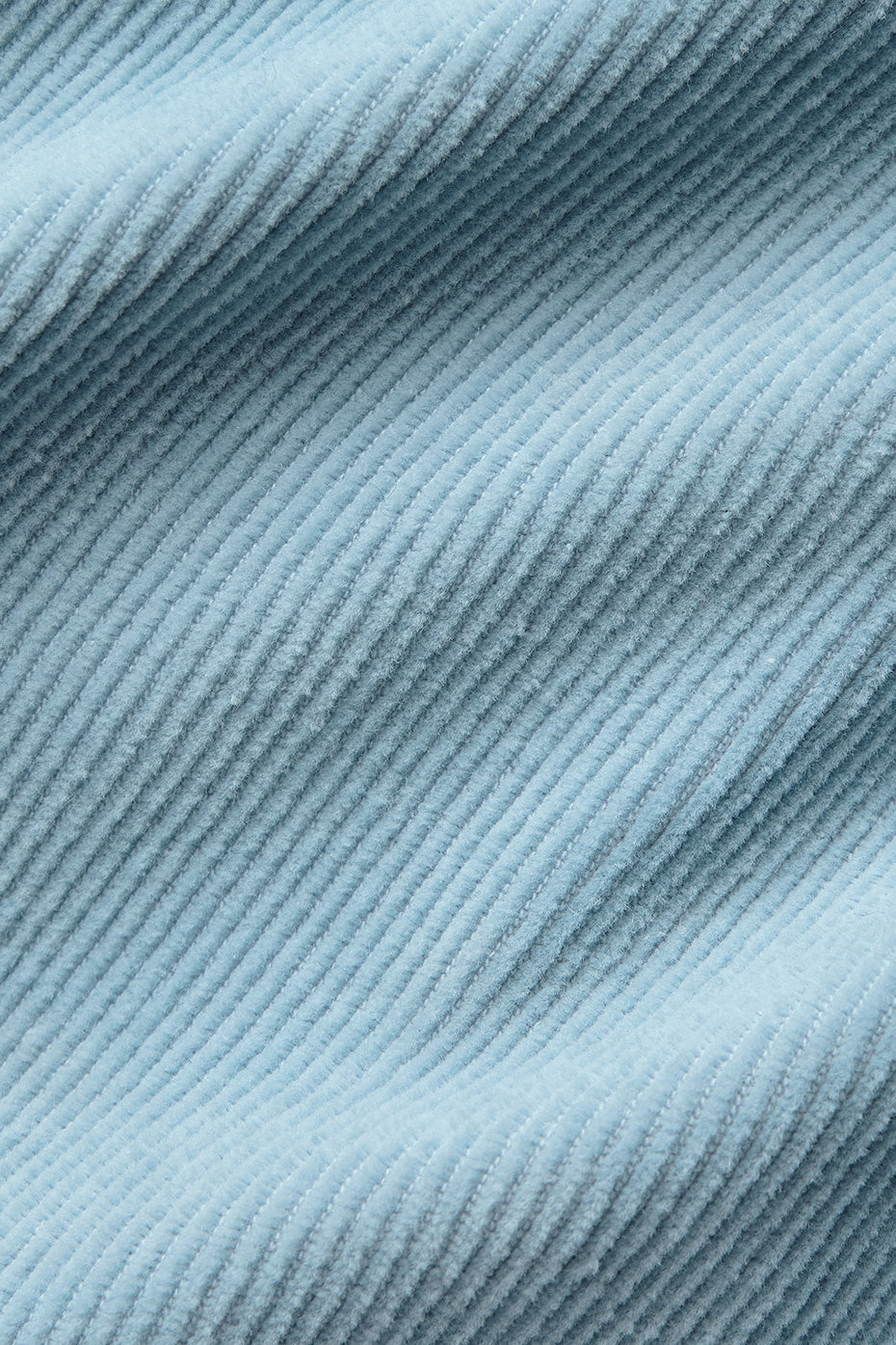 Micro Corduroy Cropped Dreamer Button Down - Celestial Blue