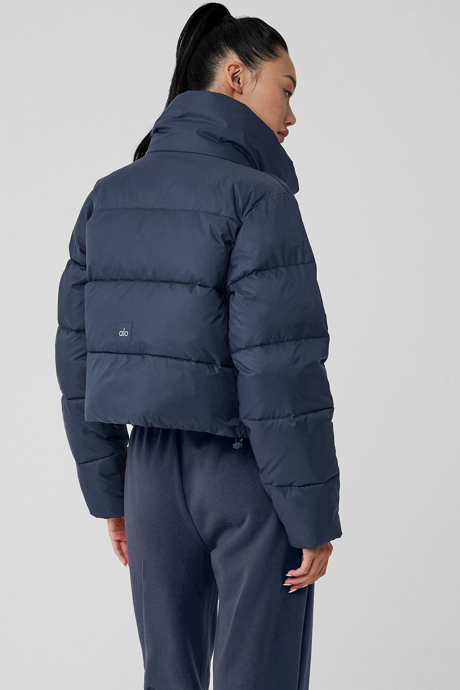 Gold Rush Puffer - Navy