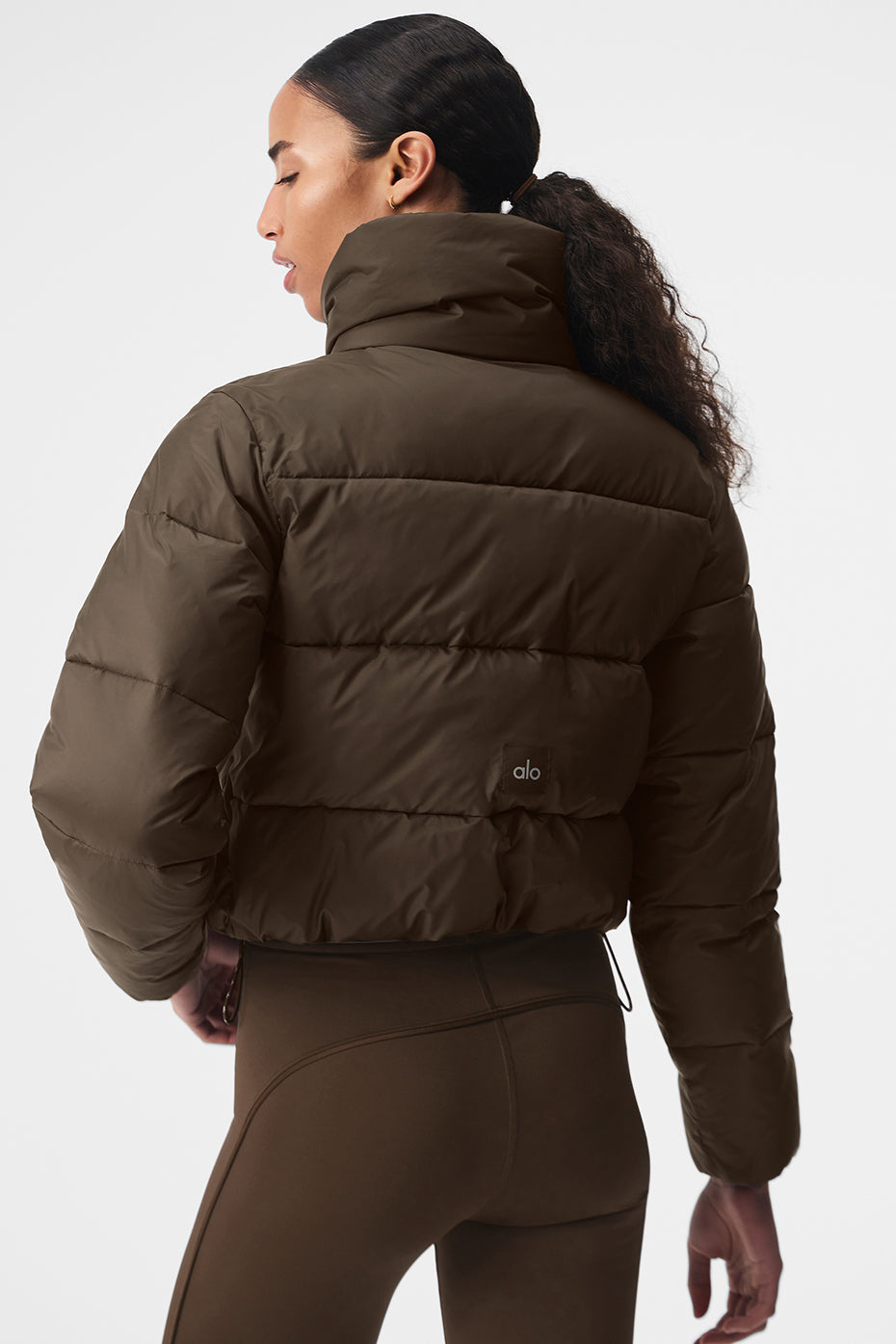 Gold Rush Puffer - Espresso