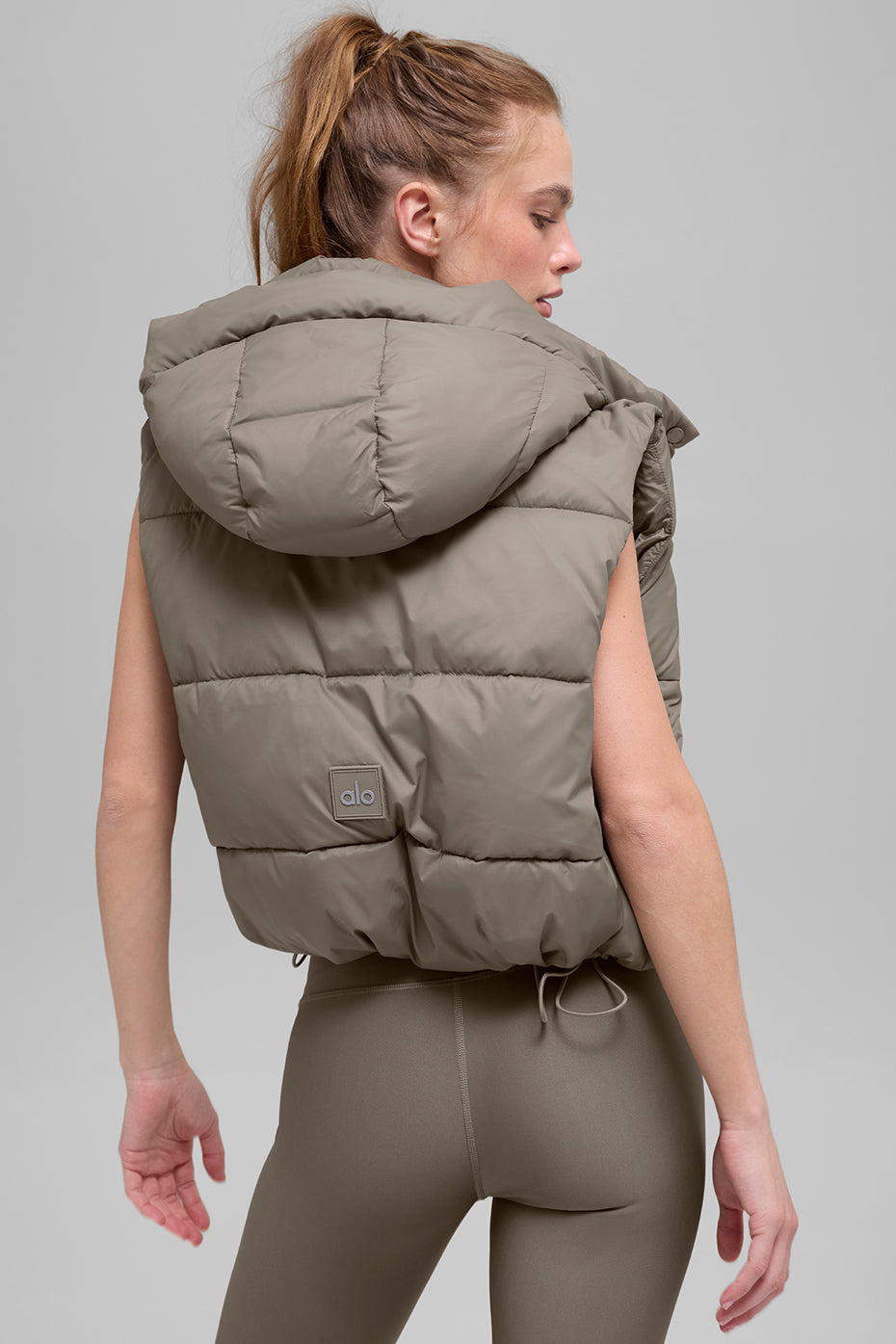 Gold Rush Puffer Vest - Light Cocoa