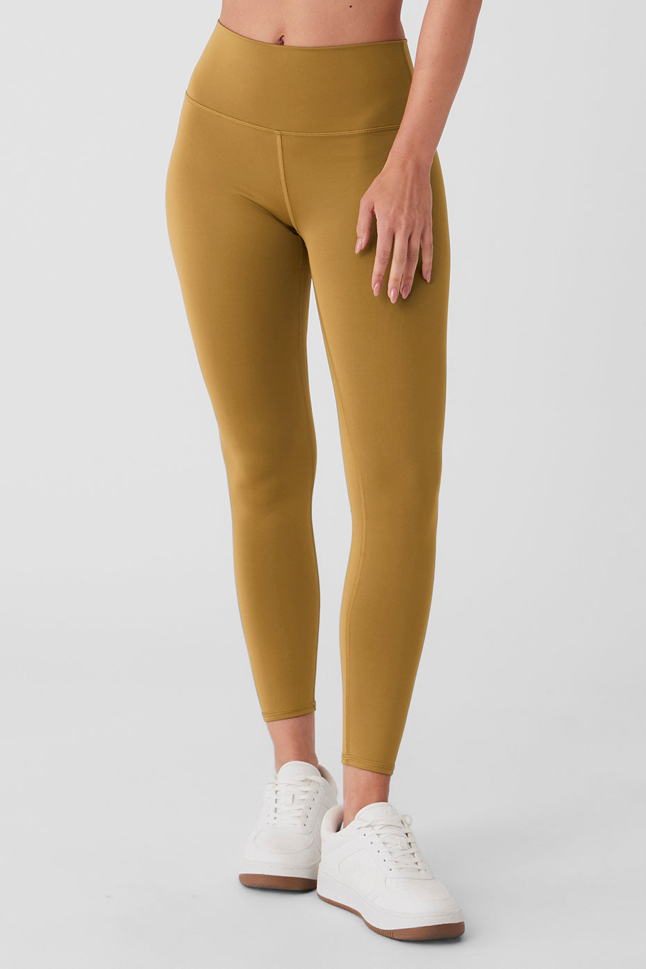7/8 High-Waist Airlift Legging - Golden Olive Branch
