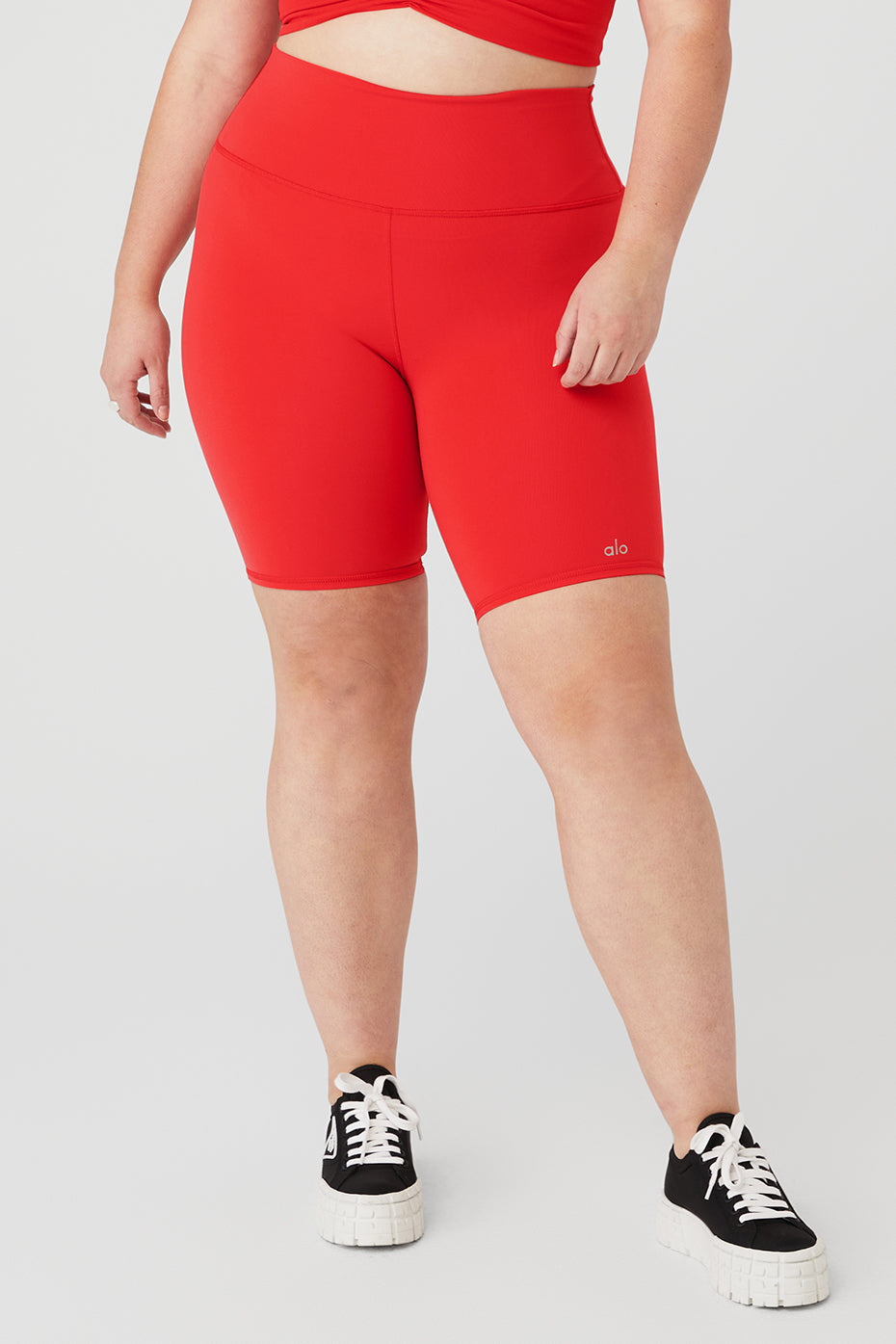 7" High-Waist Biker Short - Red Hot Summer